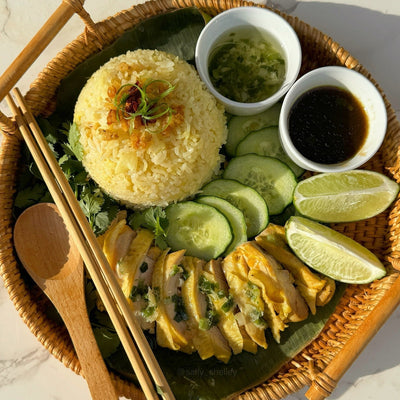 Hainanese Chicken Rice ft. MìLà Sauce Trio-MìLÃ