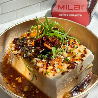 Cold Silken Tofu ft. MìLà Sauce Trio Recipe-MìLÃ