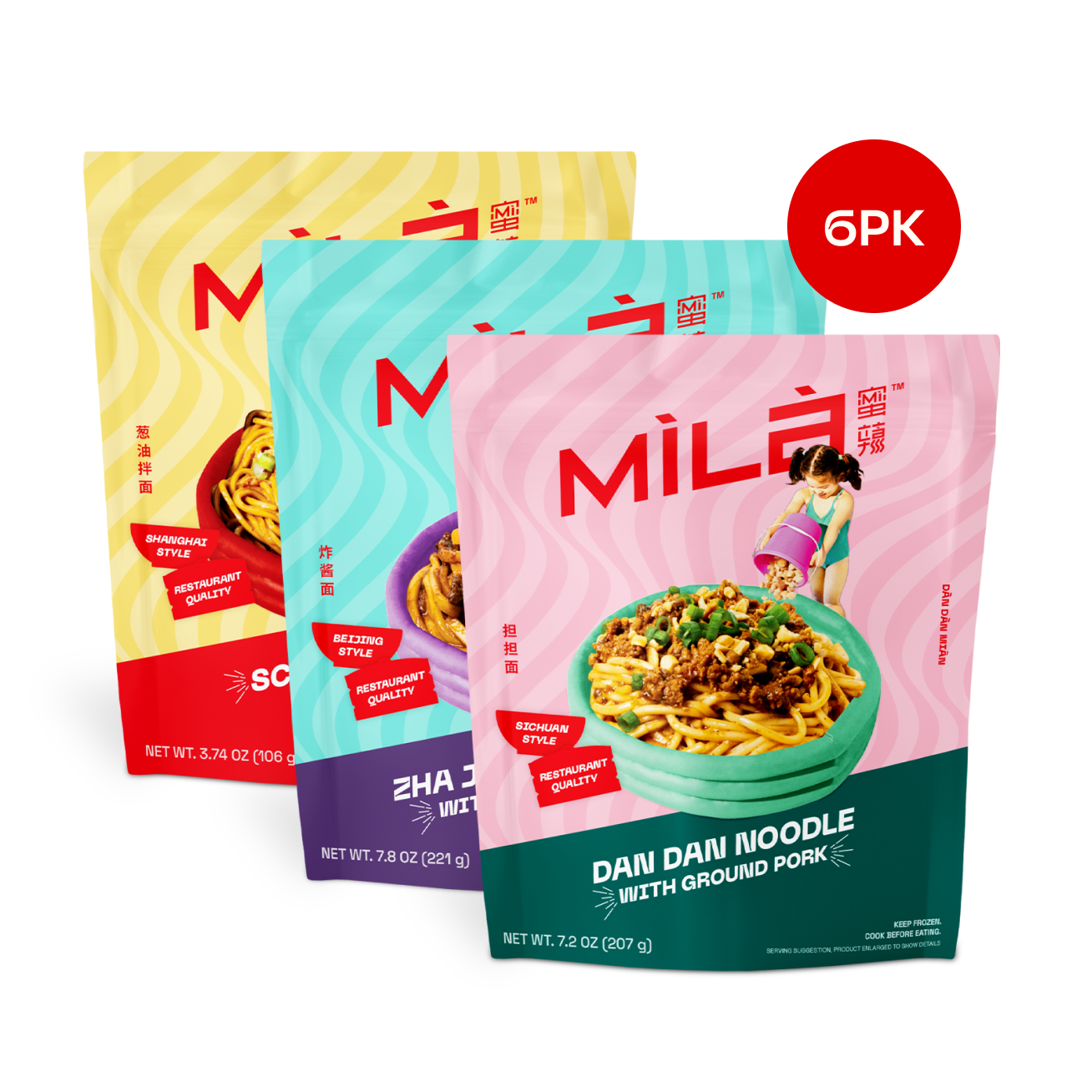 Noodle Variety Kit - Ground Pork (6-PK)