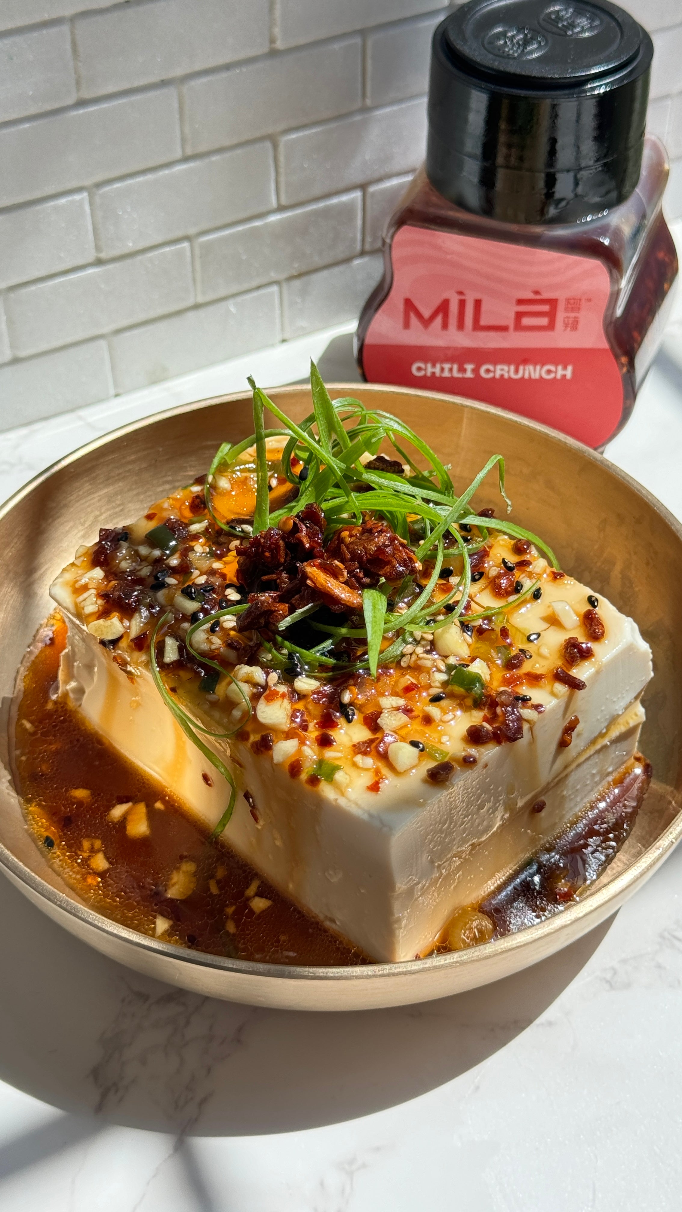 Cold Silken Tofu ft. MìLà Sauce Trio Recipe