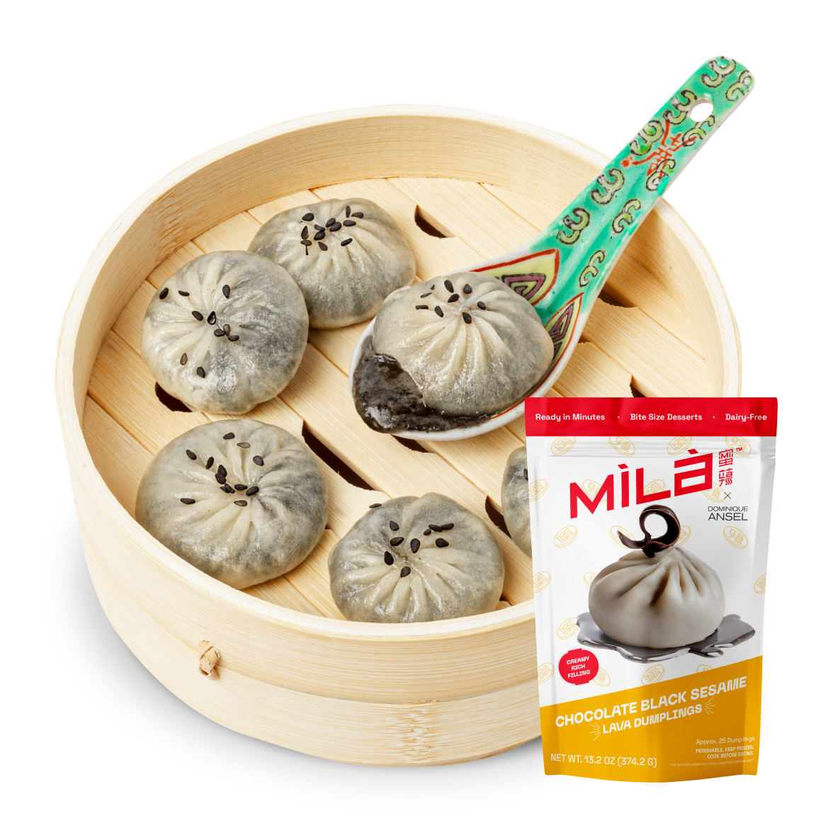 Black Sesame Dessert Dumplings