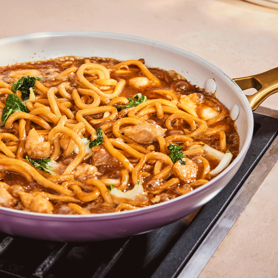 Stir Fry Noodles with Chicken & Bok Choy-MìLà