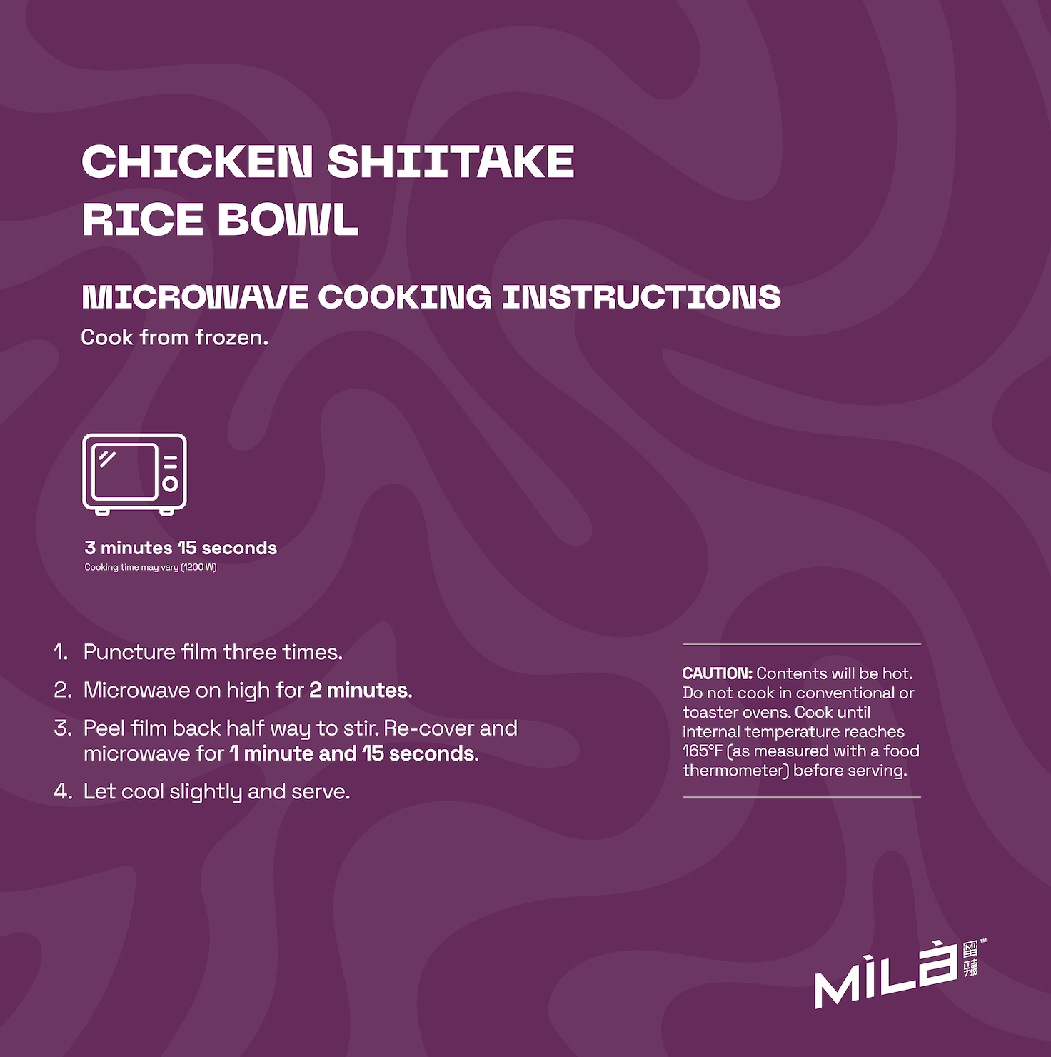 Chicken Shiitake Rice Bowl (Single)
