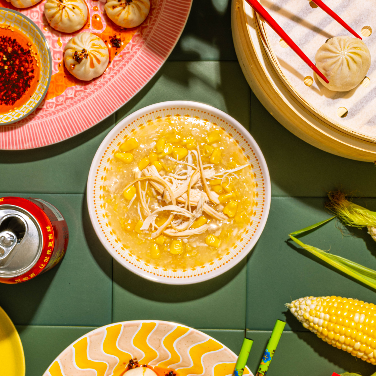 Creamy Corn Soup With Chicken