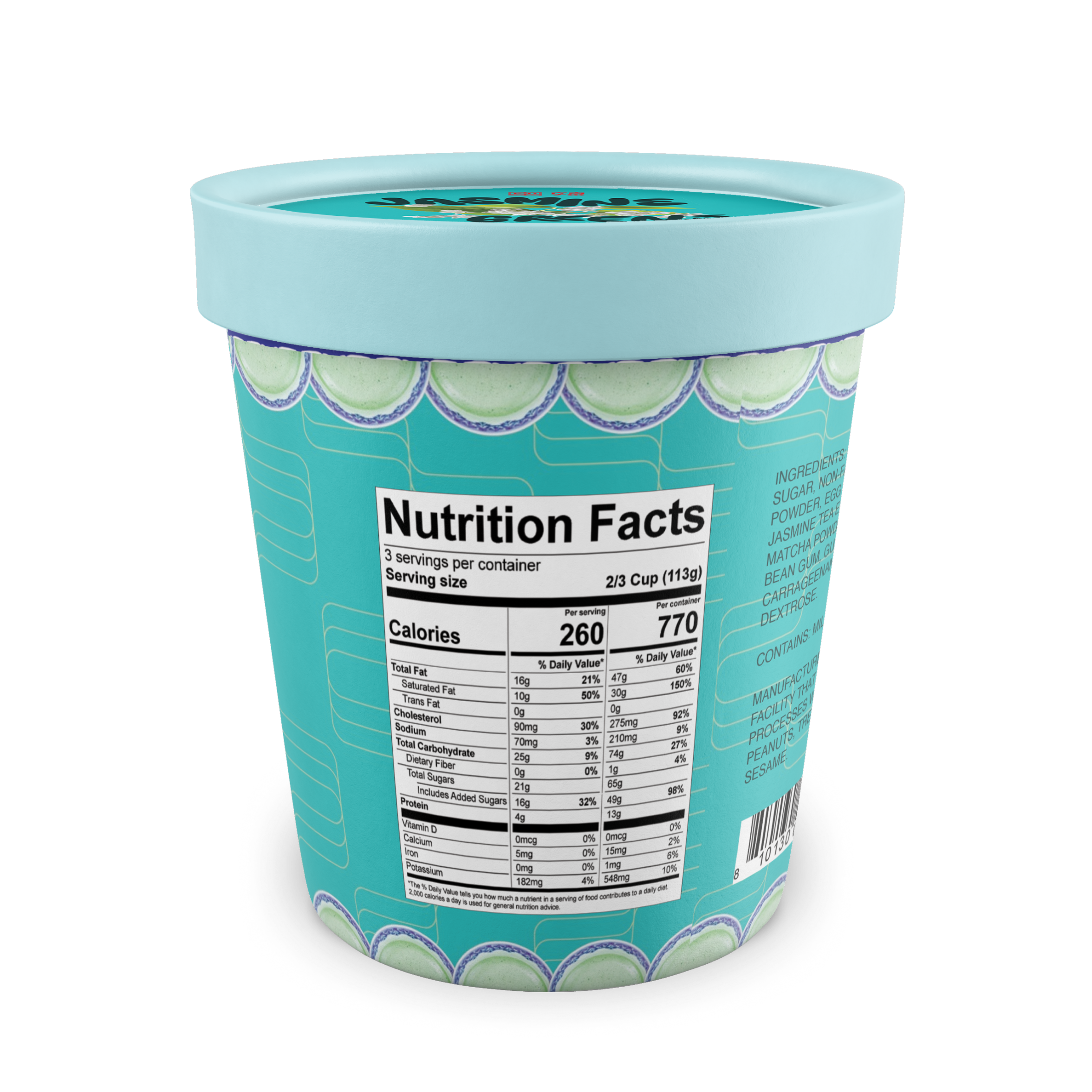 Jasmine Green Tea Ice Cream-Dessert-MìLà