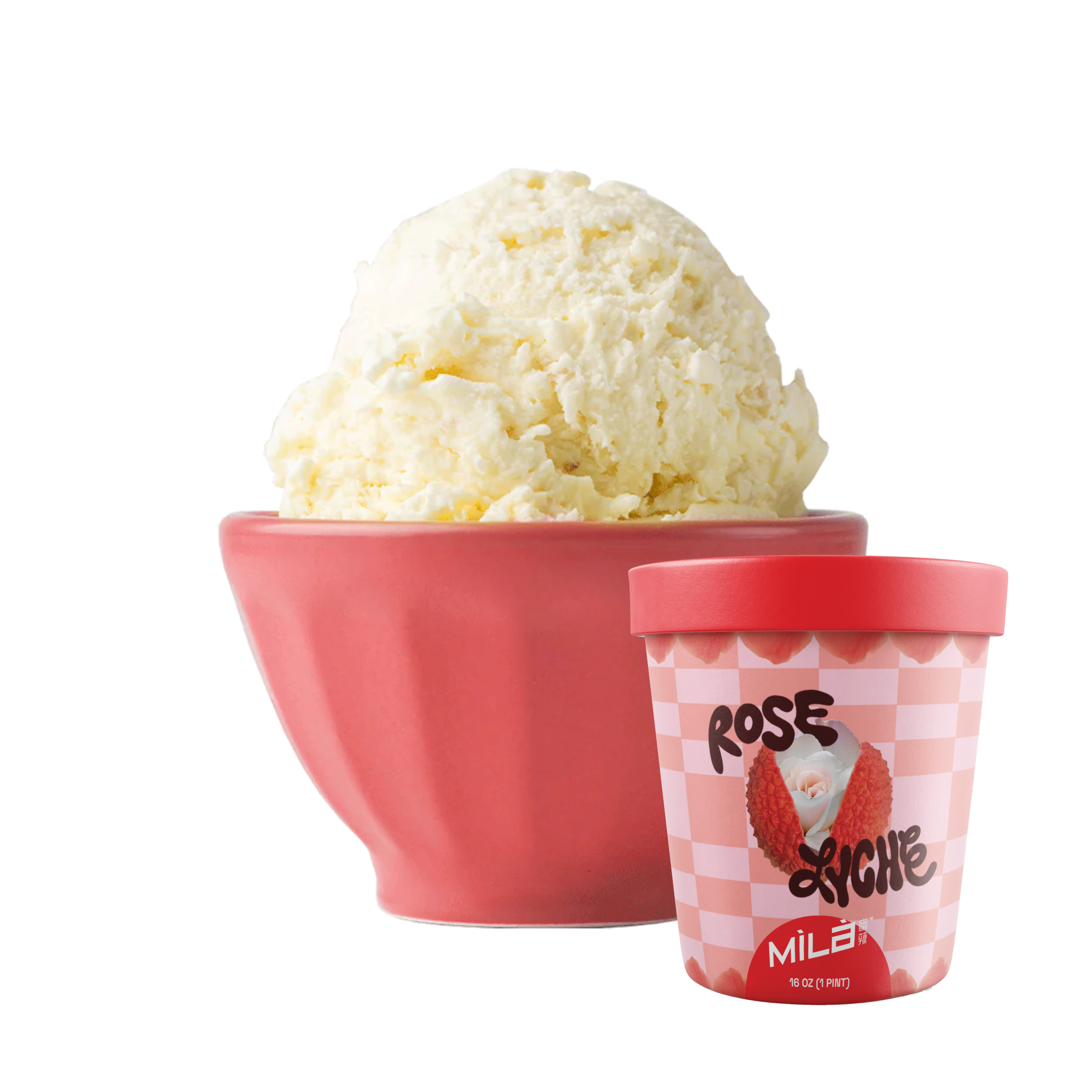 Rose Lychee Ice Cream-Dessert-MìLà