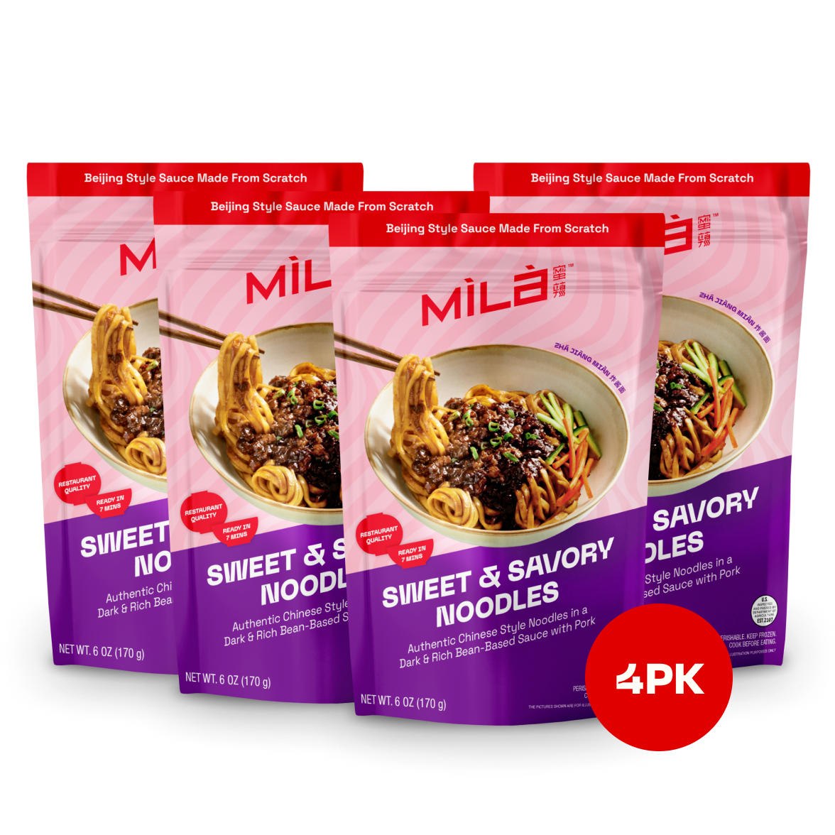 Sweet & Savory Noodle - Ground Pork (4-PK)