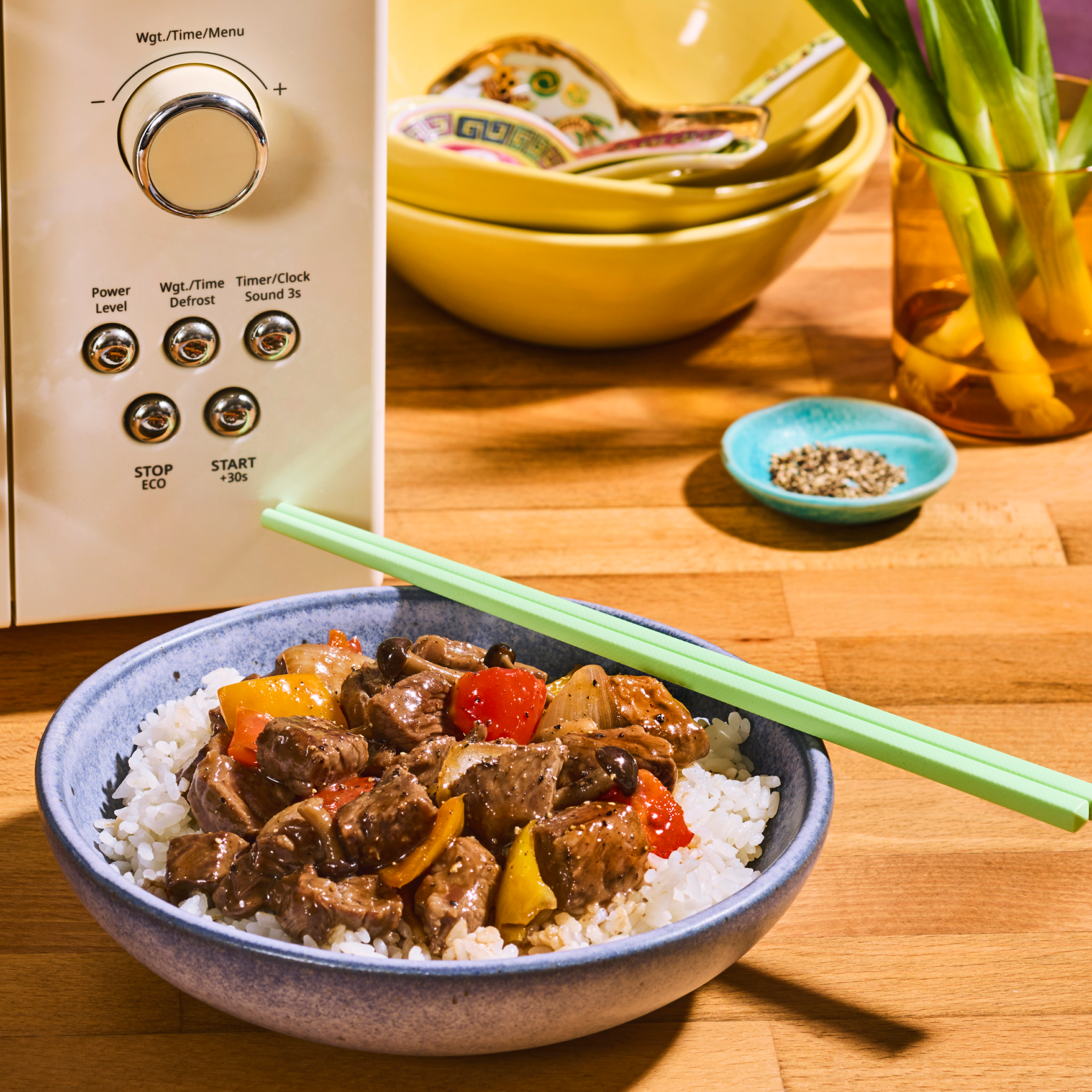 Black Pepper Beef Rice Bowl-Rice Bowl-MìLà