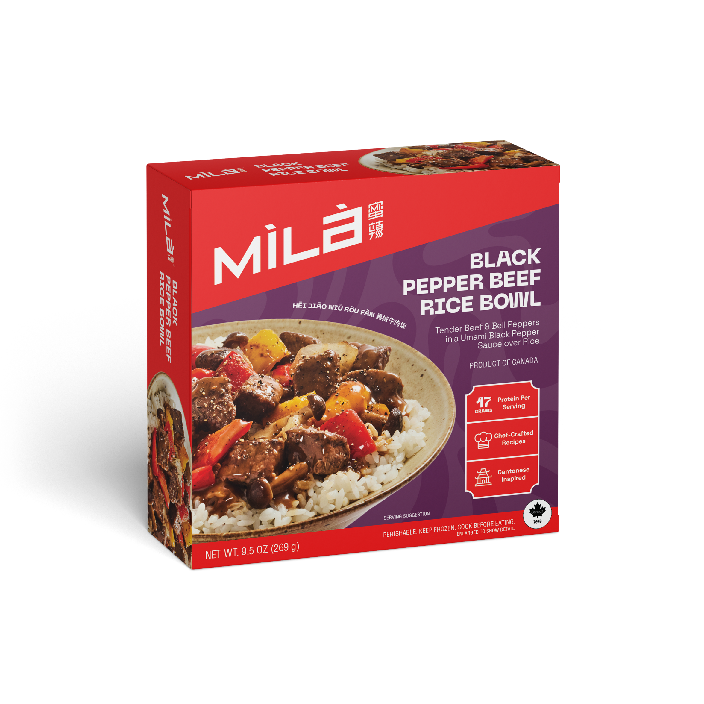 Black Pepper Beef Rice Bowl-Rice Bowl-MìLà