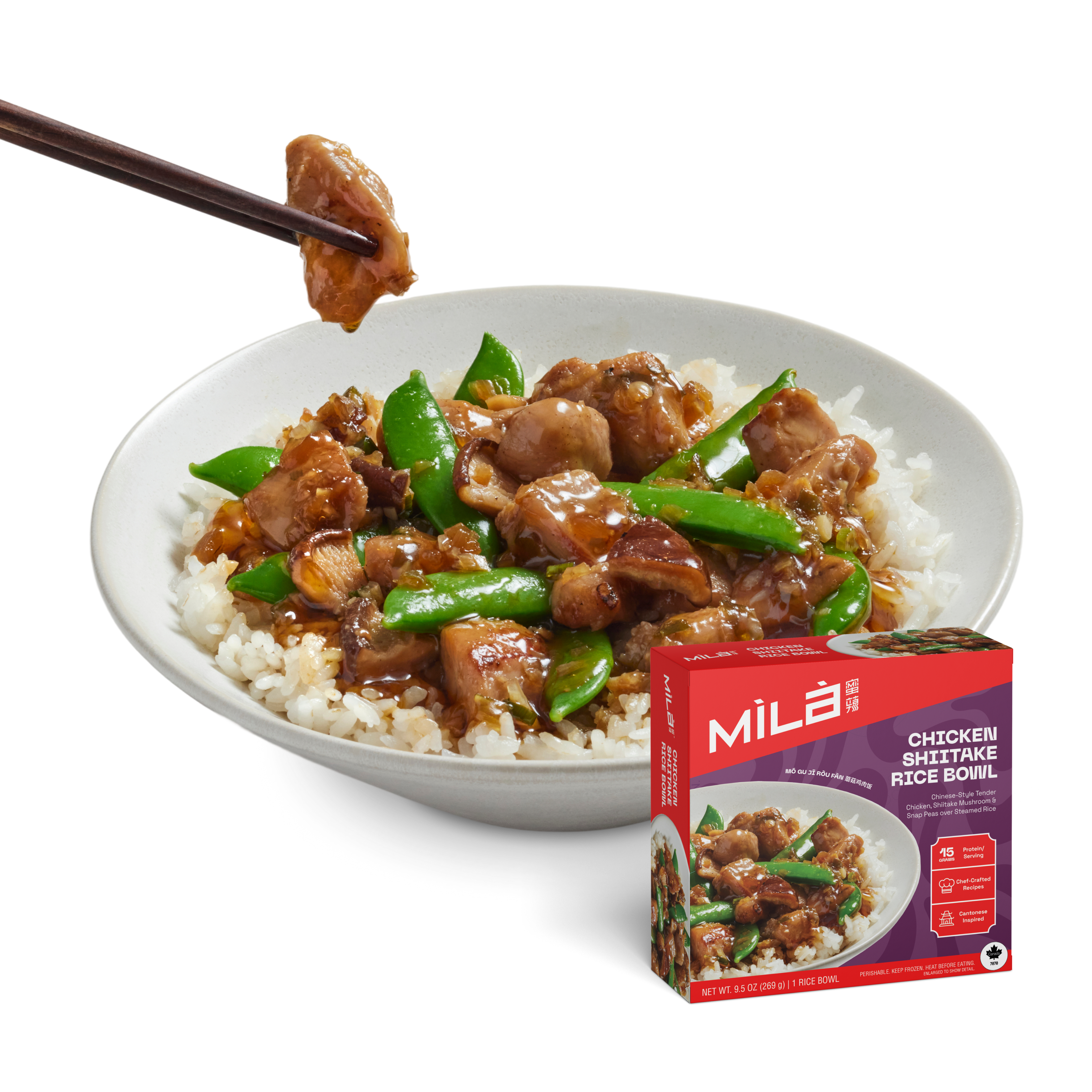 Chicken Shiitake Rice Bowl-Rice Bowl-MìLà