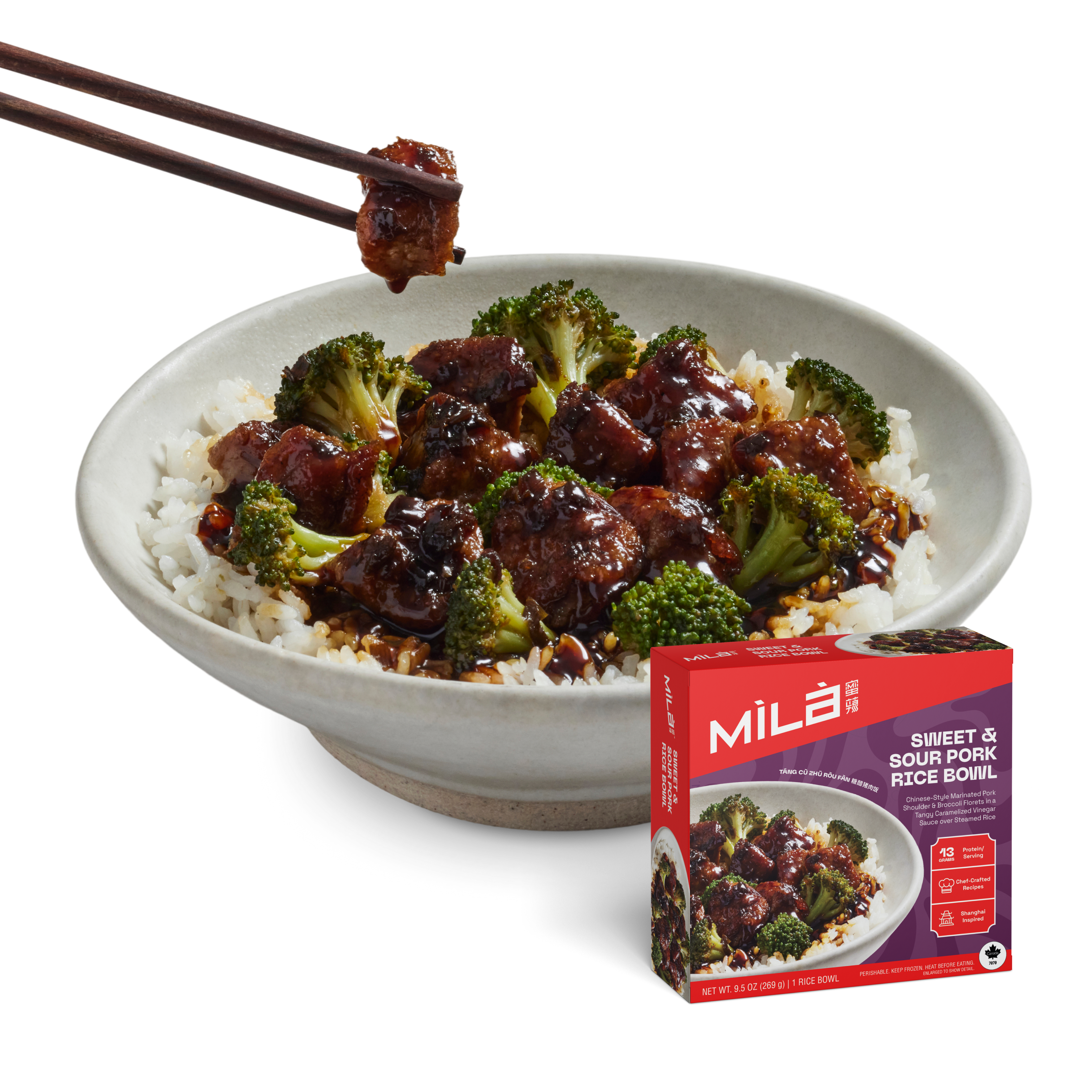 Sweet & Sour Pork Rice Bowl-Rice Bowl-MìLà
