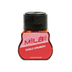 Front view of MìLà Chili Crunch jar showing red label and black cap on white background
